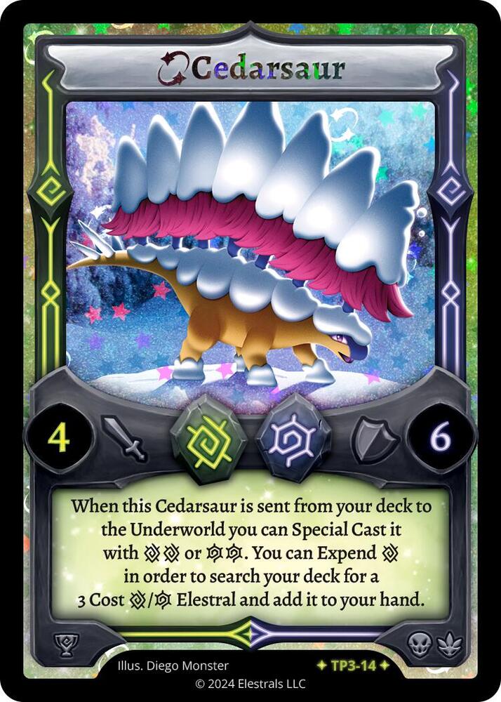Elestrals TCG: Cedarsaur Organized Play Series 3 TP3-14