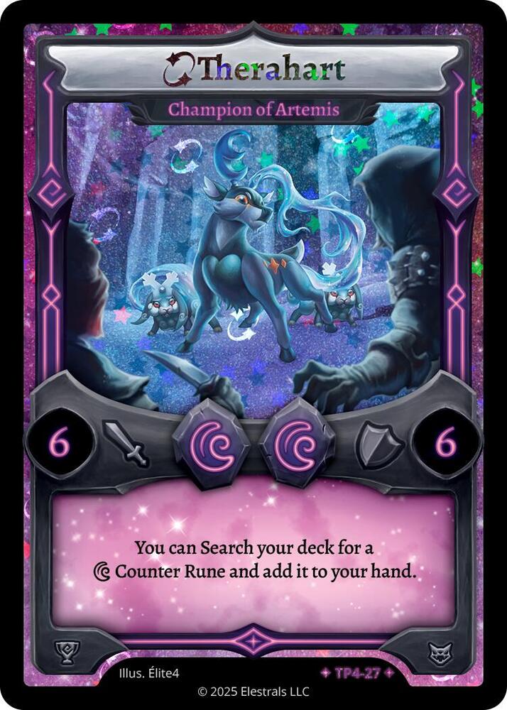 Elestrals TCG: Therahart - Champion of Artemis Organized Play Series 4 TP4-27