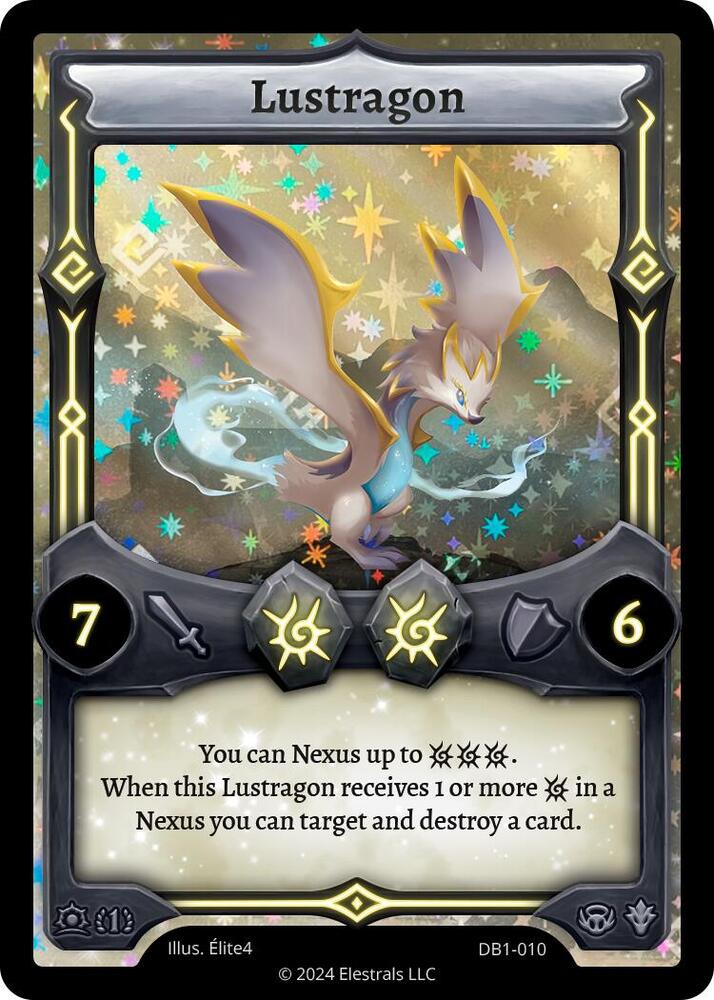 Elestrals Lustragon Daybreak [First Edition] DB1-010 NM