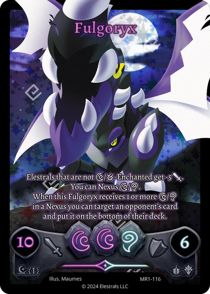 Elestrals TCG: Fulgoryx (Box Topper) Moonrise MR1-116