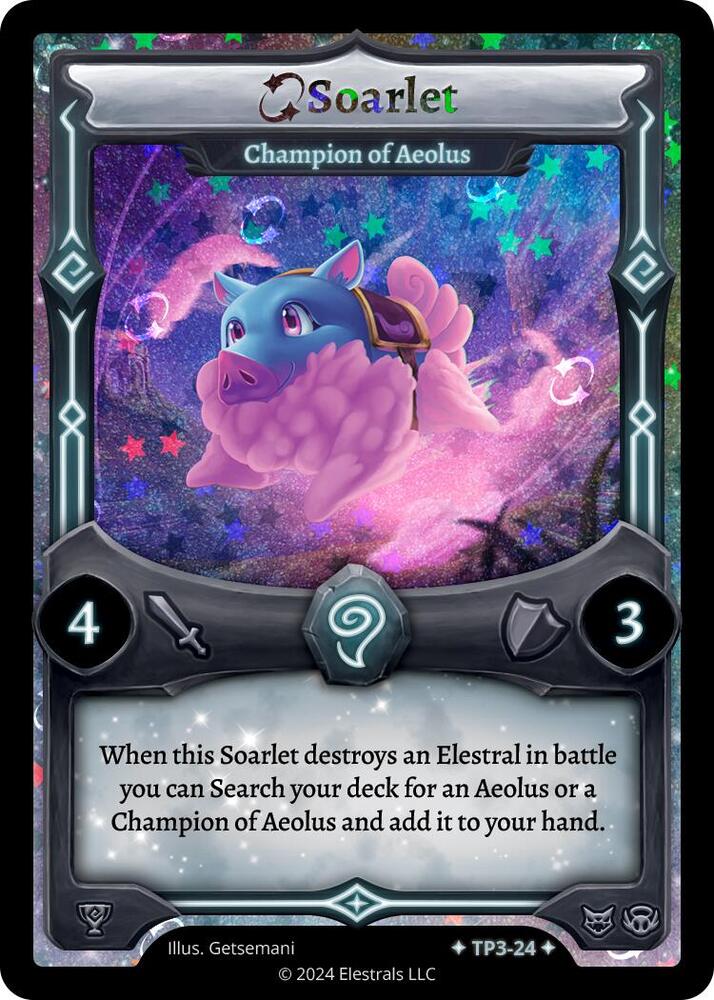 Elestrals TCG: Soarlet - Champion of Aeolus Organized Play Series 3 TP3-24