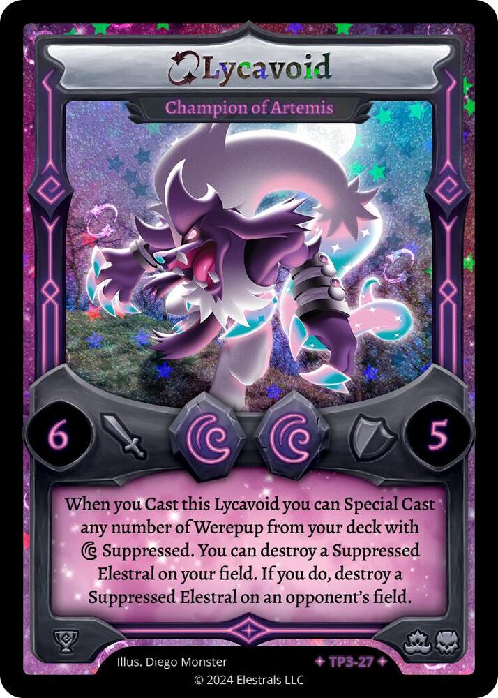 Elestrals TCG: Lycavoid - Champion of Artemis Organized Play Series 3 TP3-27