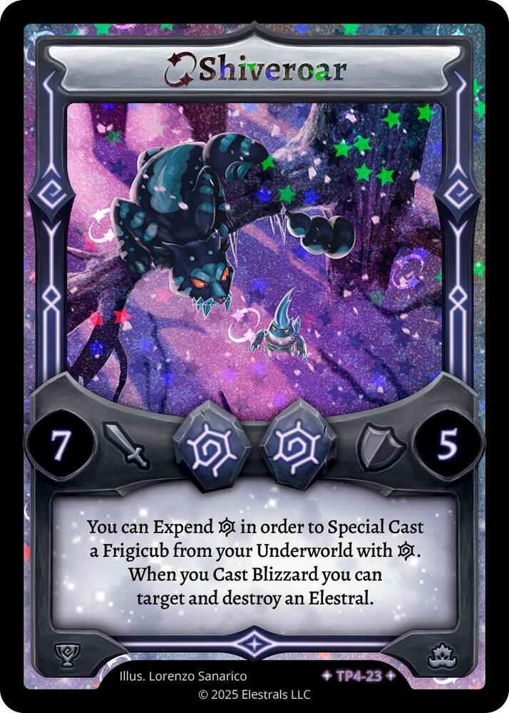 Elestrals TCG: Shiveroar Organized Play Series 4 TP4-23