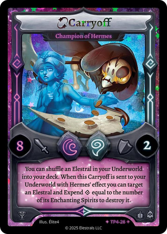 Elestrals TCG: Carryoff - Champion of Hermes Organized Play Series 4 TP4-26