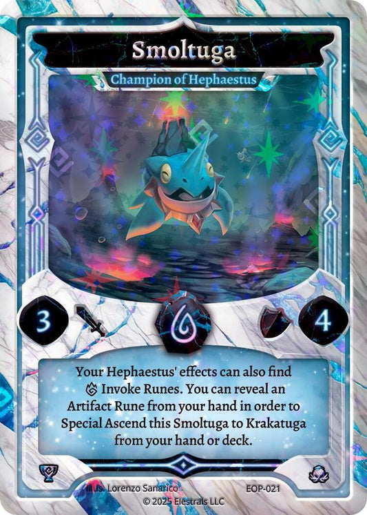 Elestrals TCG: Smoltuga Champion of Hephaestus Elestrals Premier EOP-021