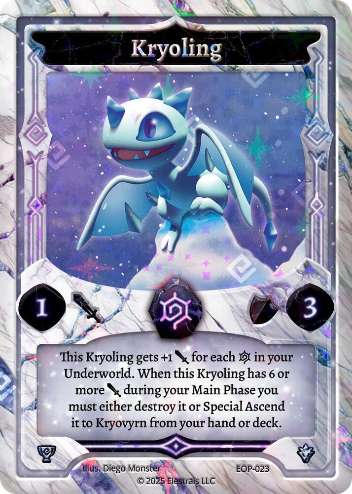 Elestrals TCG: Kryoling Elestrals Premier EOP-023