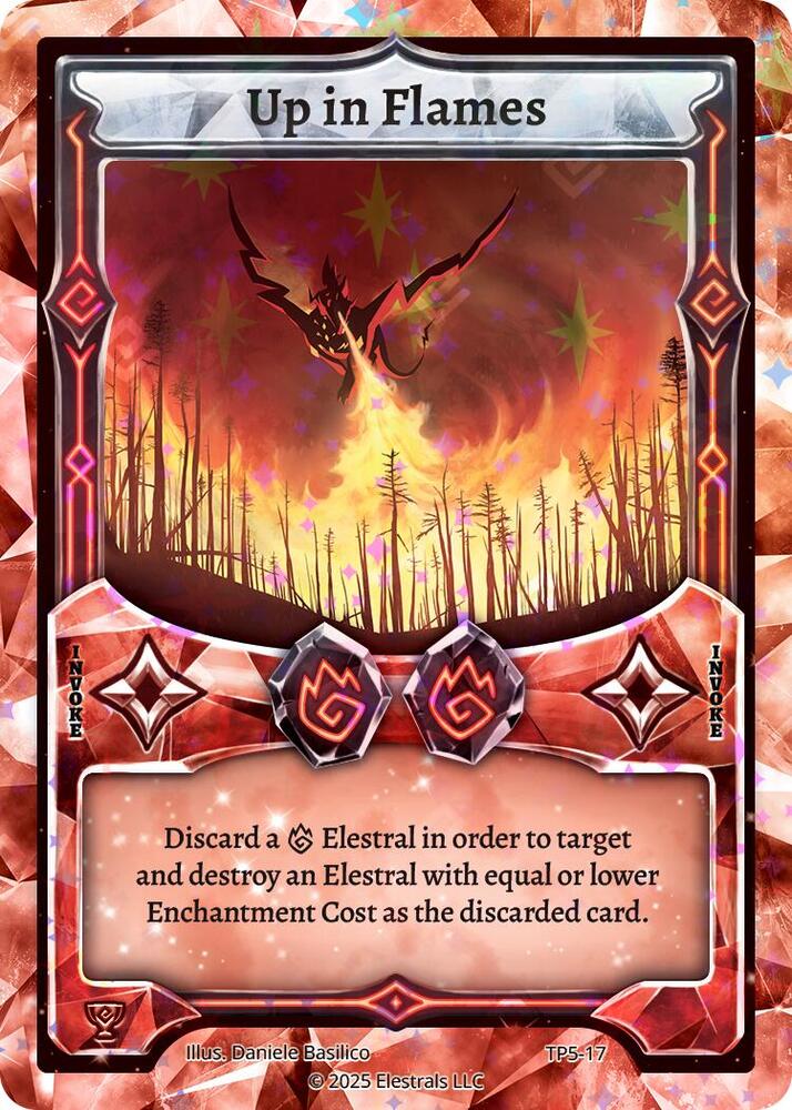Elestrals Up in Flames Organized Play Series 5 TP5-17 NM