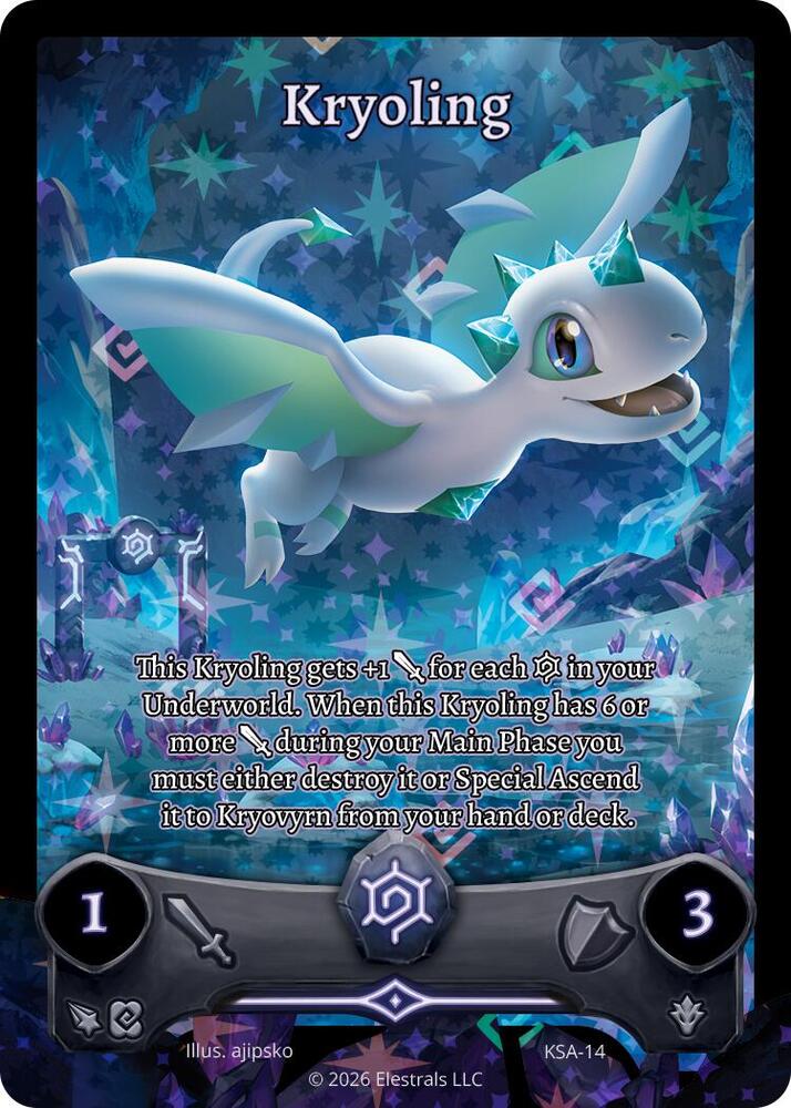 Elestrals Kryoling Awakened Promos KSA-14 NM
